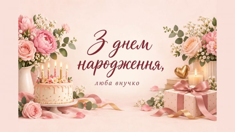 З днем народження, люба внучко