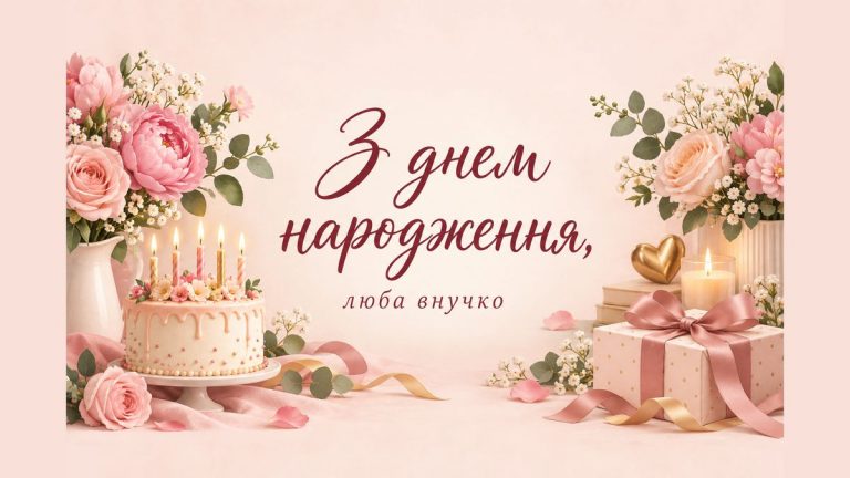 З днем народження, люба внучко