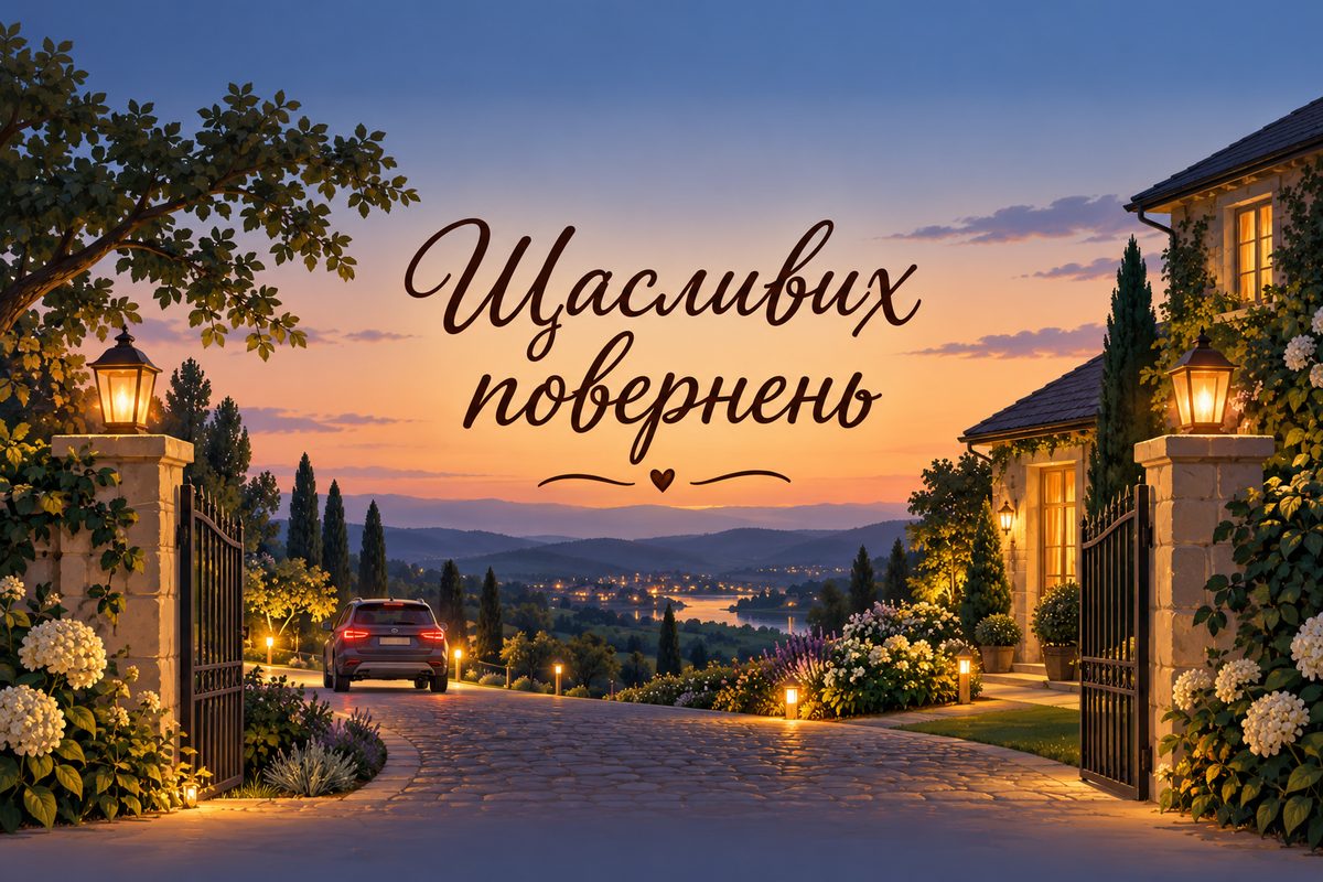 Щасливих повернень - листівка з Днем автомобіліста з днем народження