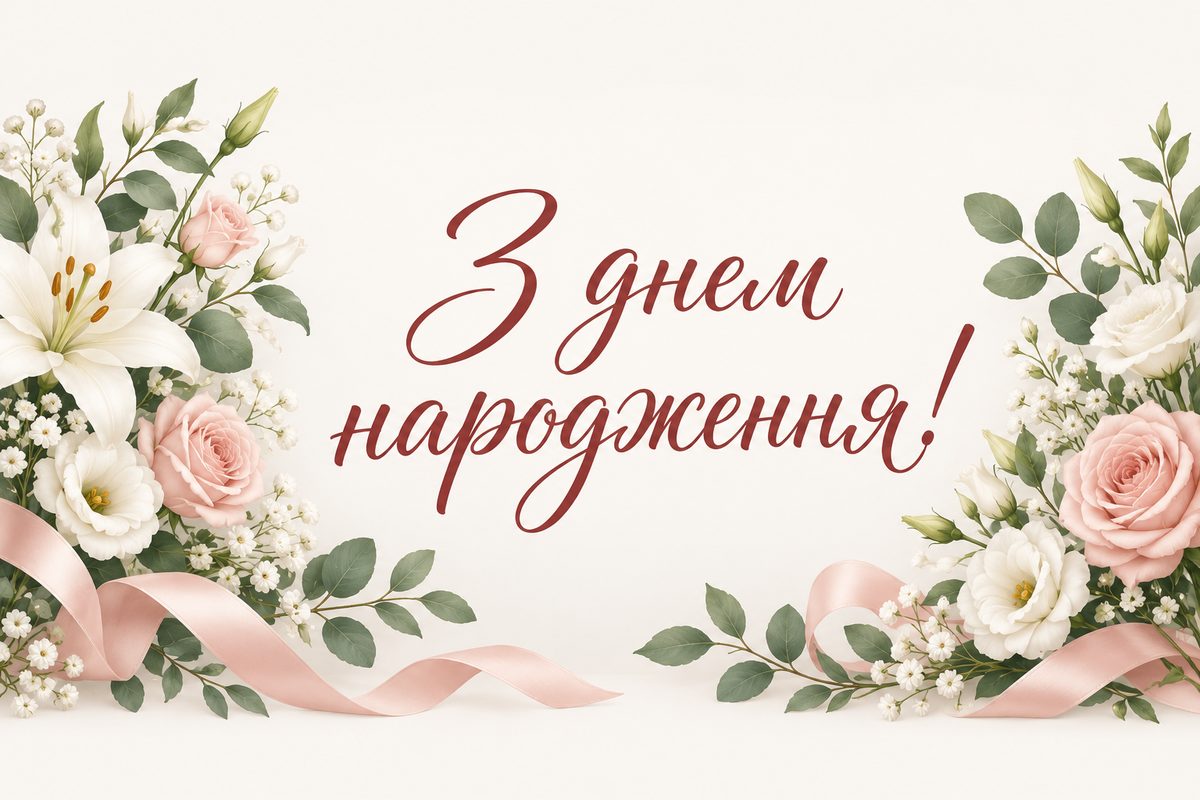 З днем народження! - листівка лікарю з днем народження