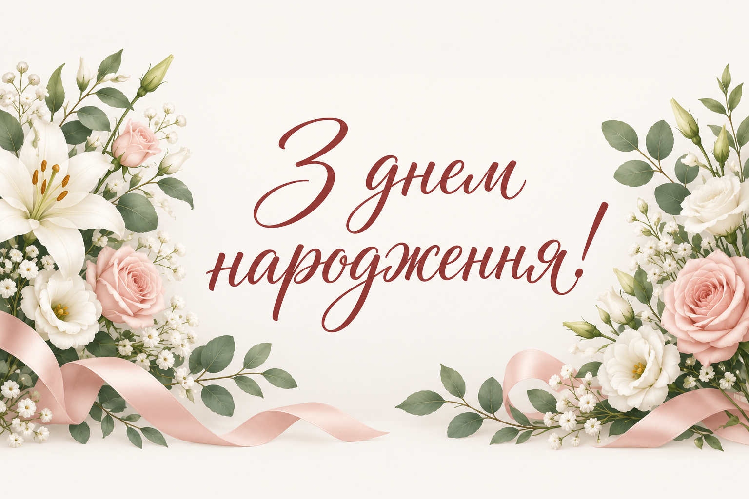 З днем народження! - листівка лікарю з днем народження