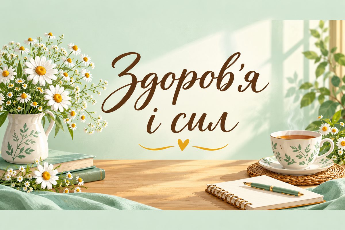 Здоров'я і сил - листівка лікарю з днем народження