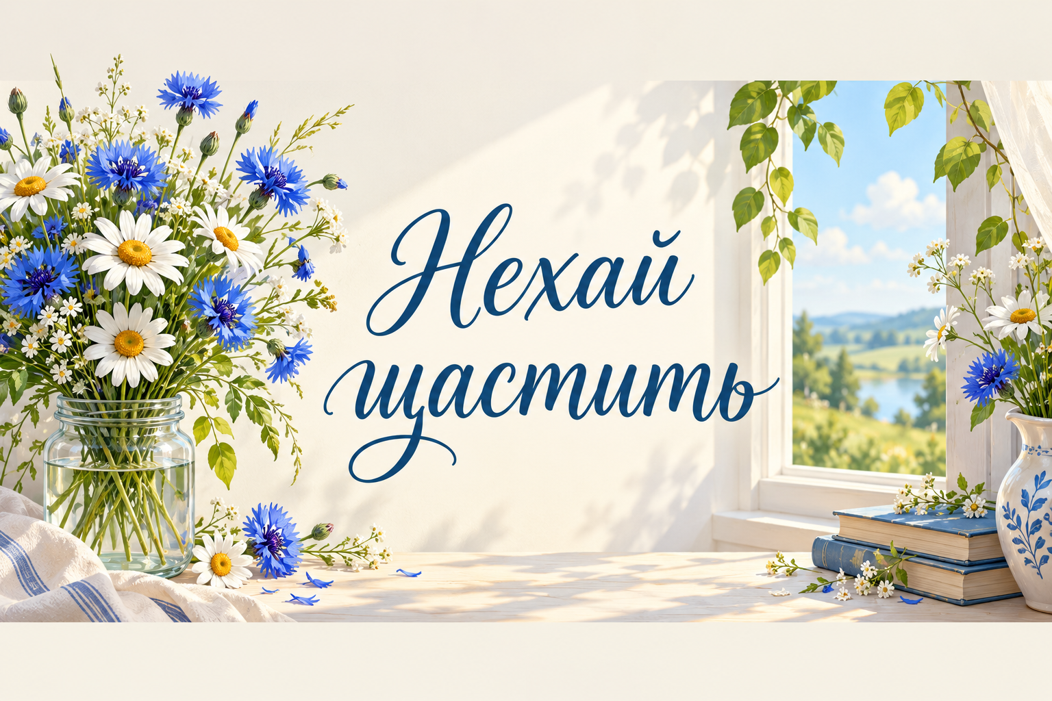 Нехай щастить - листівка лікарю з днем народження