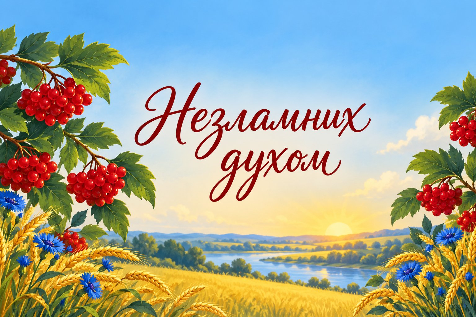 Незламних духом - листівка з Днем Гідності з днем народження