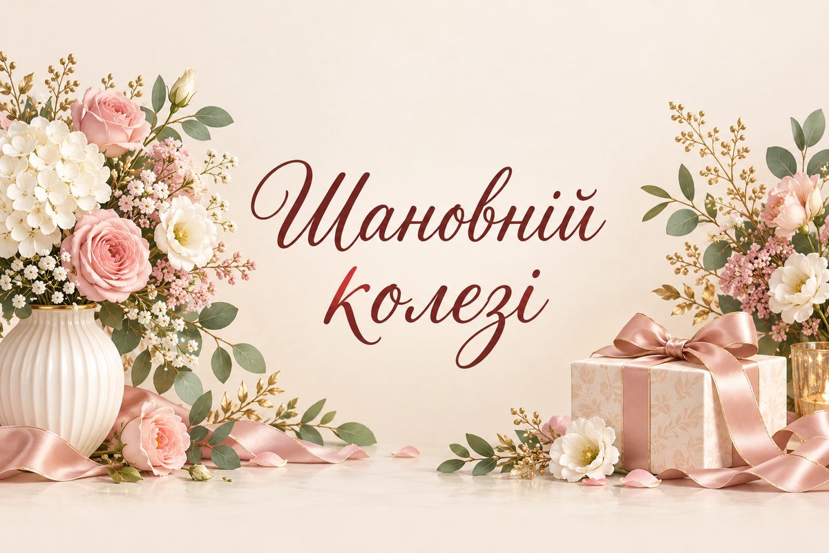 Шановній колезі - листівка колезі з днем народження
