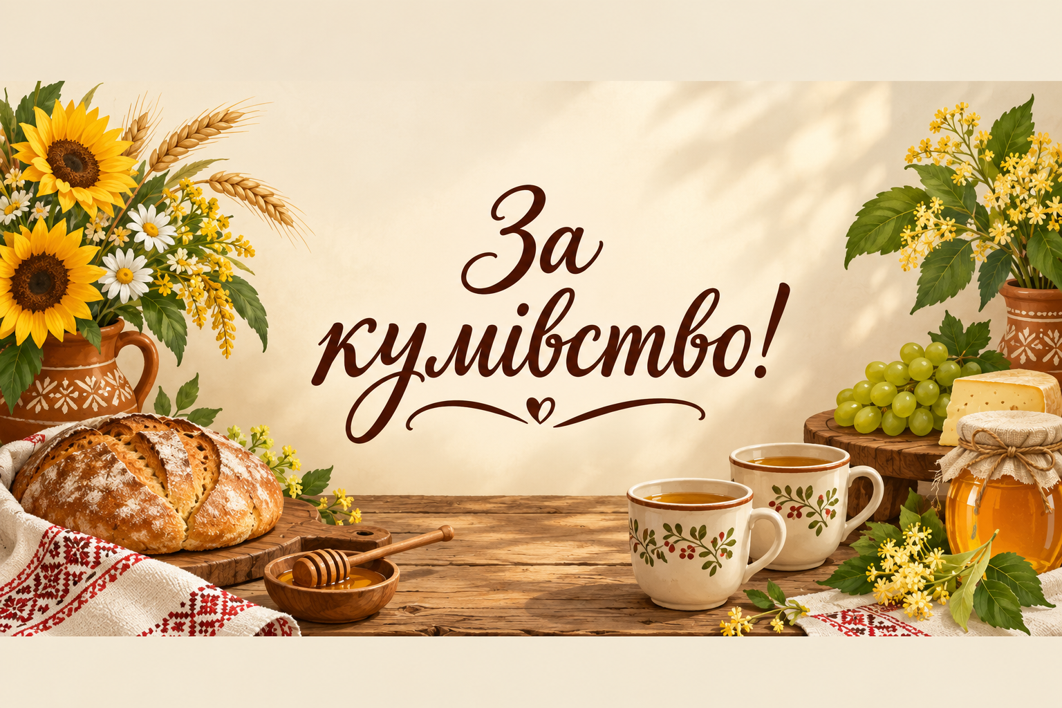 За кумівство! - листівка куму