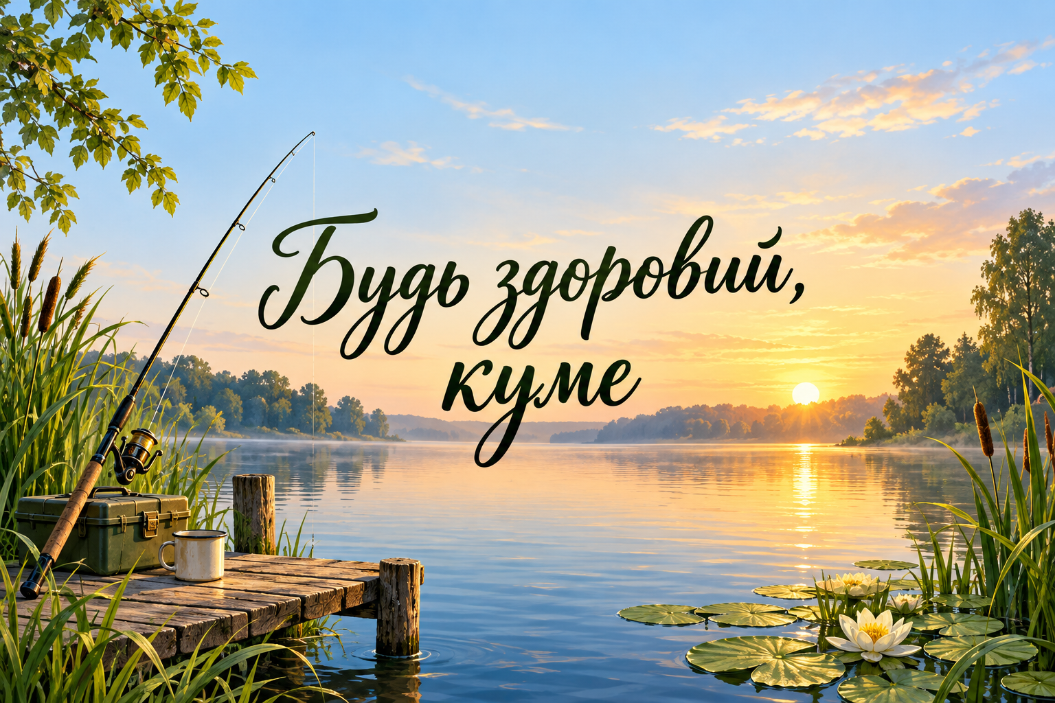 Будь здоровий, куме - листівка куму