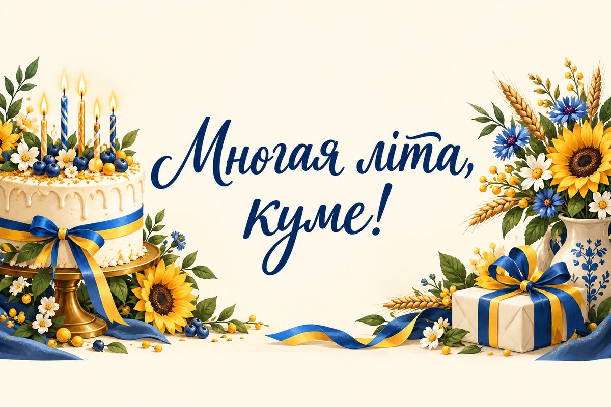 Многая літа, куме! - листівка куму
