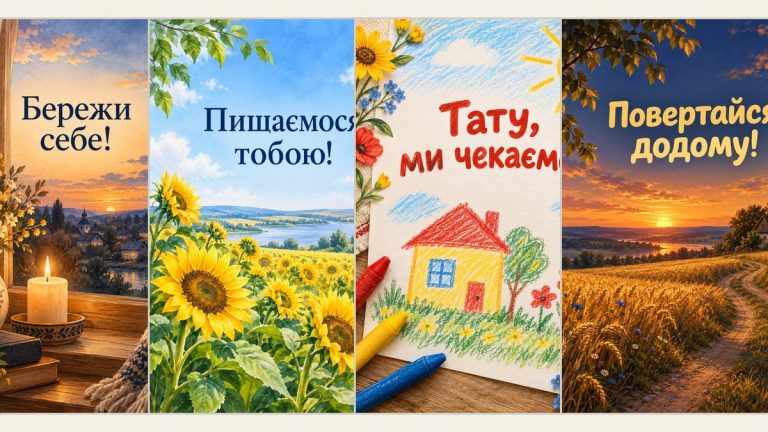Листівки для військових: слова підтримки й подяки захисникам