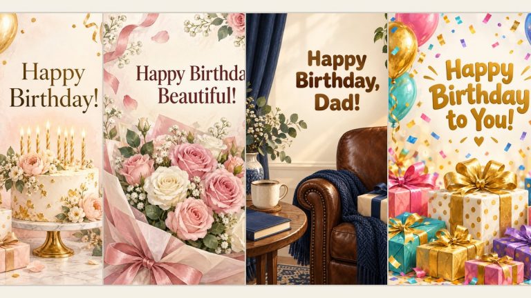 Листівки Happy Birthday: з днем народження англійською