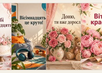 Листівки з 18-річчям дівчині і хлопцю