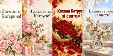 Листівки з Днем ангела Катерини