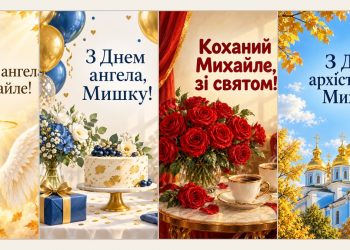 Листівки з Днем ангела Михайла