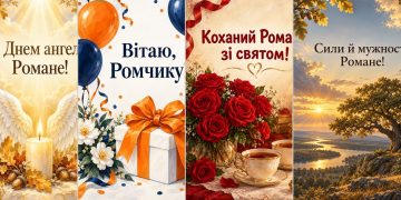 Листівки з Днем ангела Романа