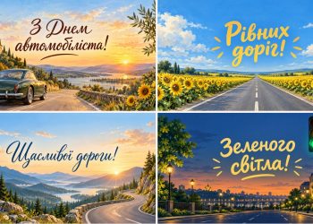 Листівки з Днем автомобіліста