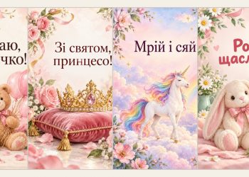 Листівки з днем народження дівчинці
