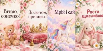 Листівки з днем народження дівчинці