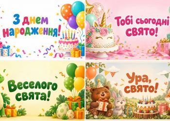 Листівки з днем народження дитині: дівчинці й хлопчику