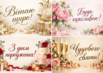 Листівки з днем народження жінці: добірка красивих картинок