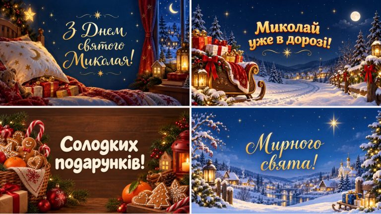 Листівки з Днем святого Миколая: добірка картинок
