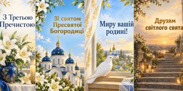 Листівки з Введенням у храм Пресвятої Богородиці