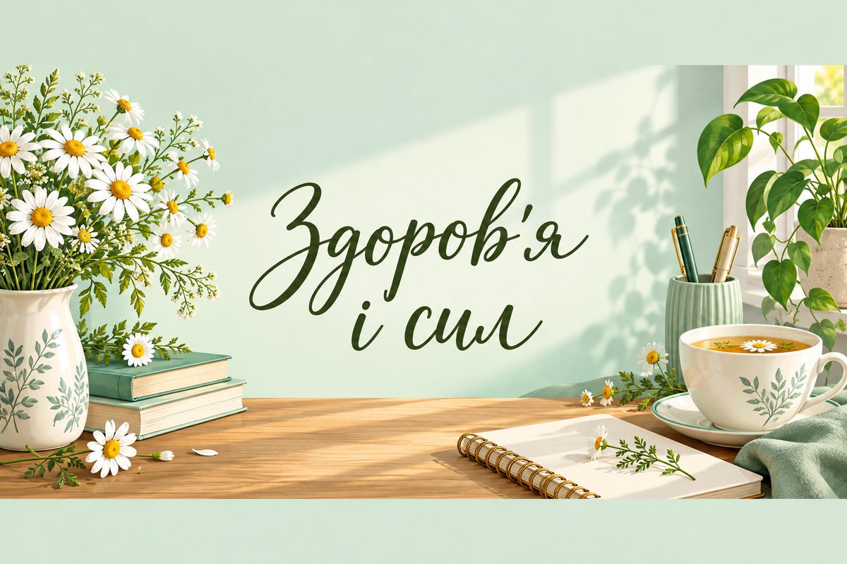 Здоров'я і сил - листівка медсестрі з днем народження