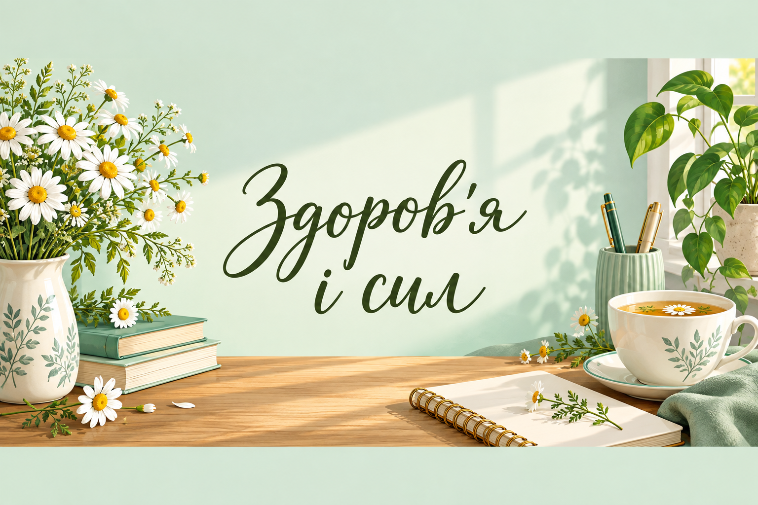 Здоров'я і сил - листівка медсестрі з днем народження