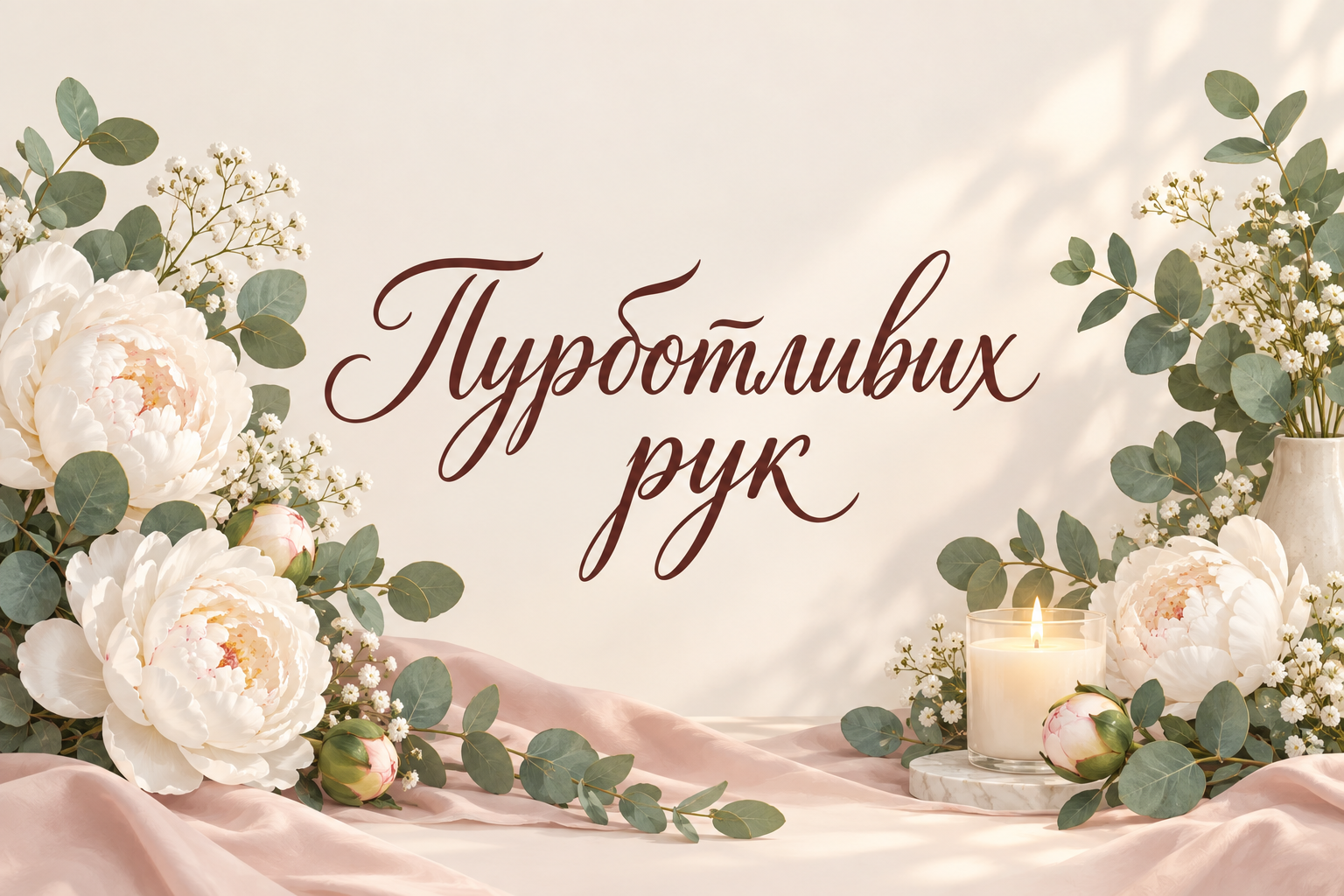 Турботливих рук - листівка медсестрі з днем народження