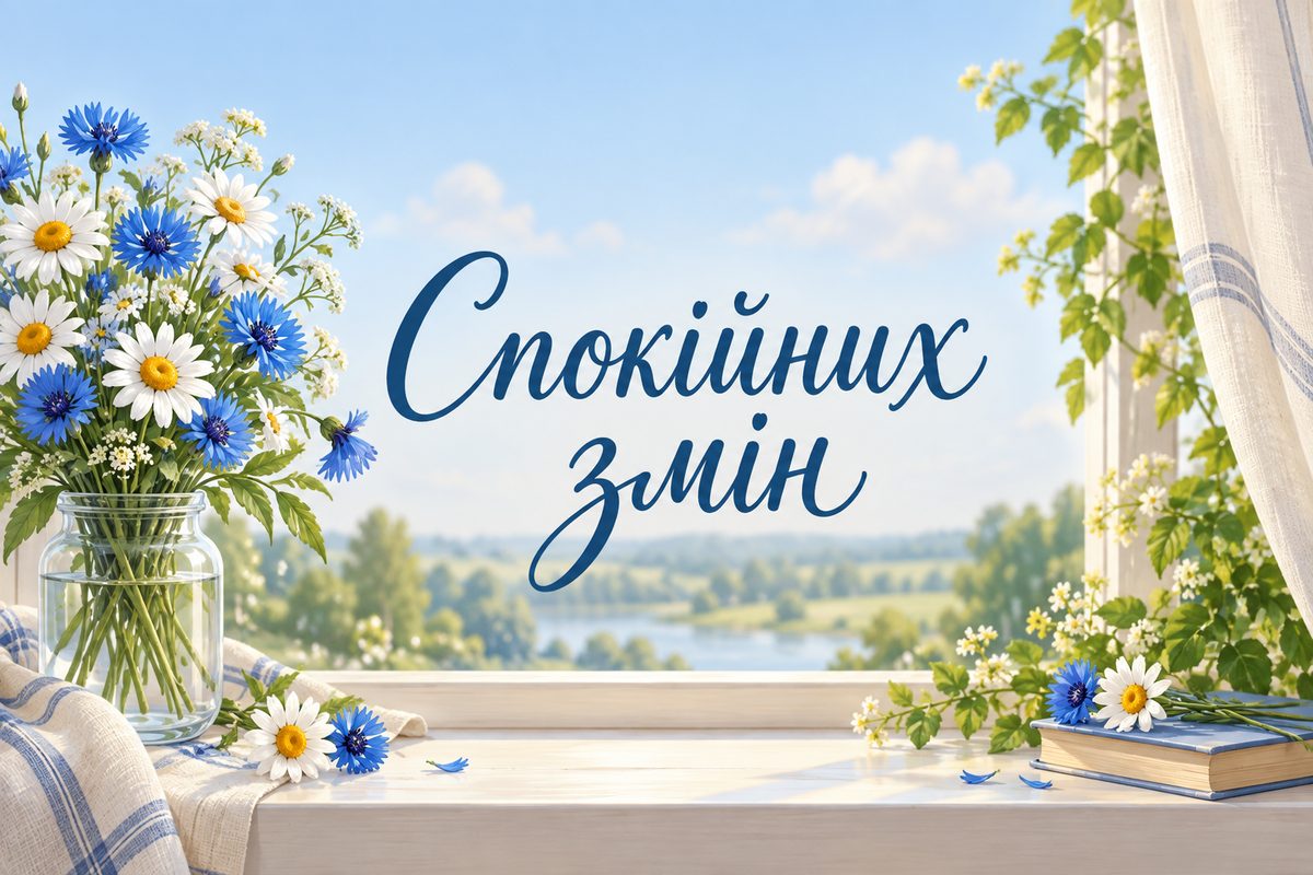 Спокійних змін - листівка медсестрі з днем народження