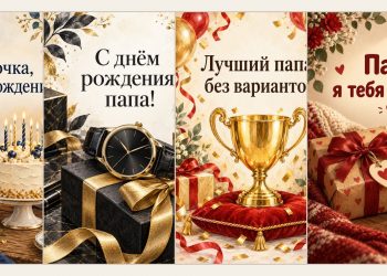 Открытки папе с днём рождения от дочери