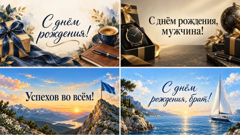 Открытки с днем рождения мужчине