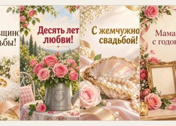 Открытки с годовщиной свадьбы