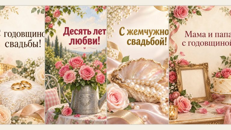 Открытки с годовщиной свадьбы