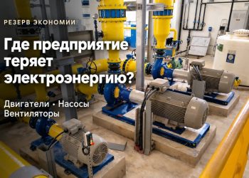 Где предприятие теряет электроэнергию: двигатели, насосы и вентиляторы как скрытый резерв экономии