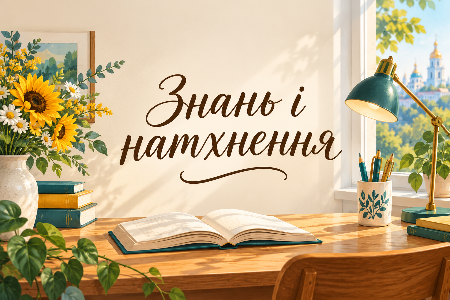 Знань і натхнення - листівка з Днем студента з днем народження
