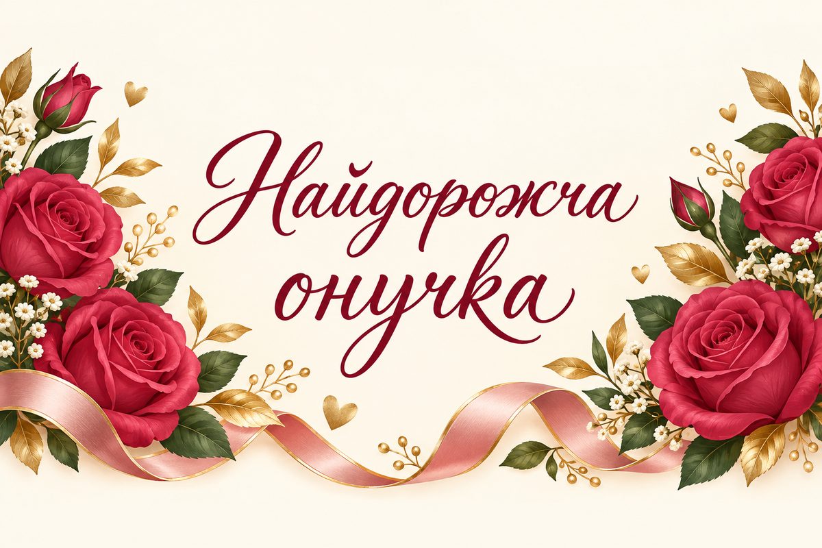 Найдорожча онучка - листівка внучці