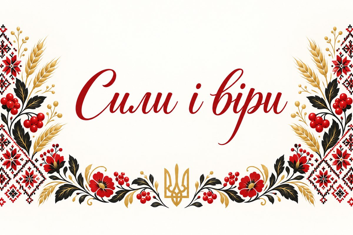 Сили і віри - листівка з Днем ЗСУ з днем народження