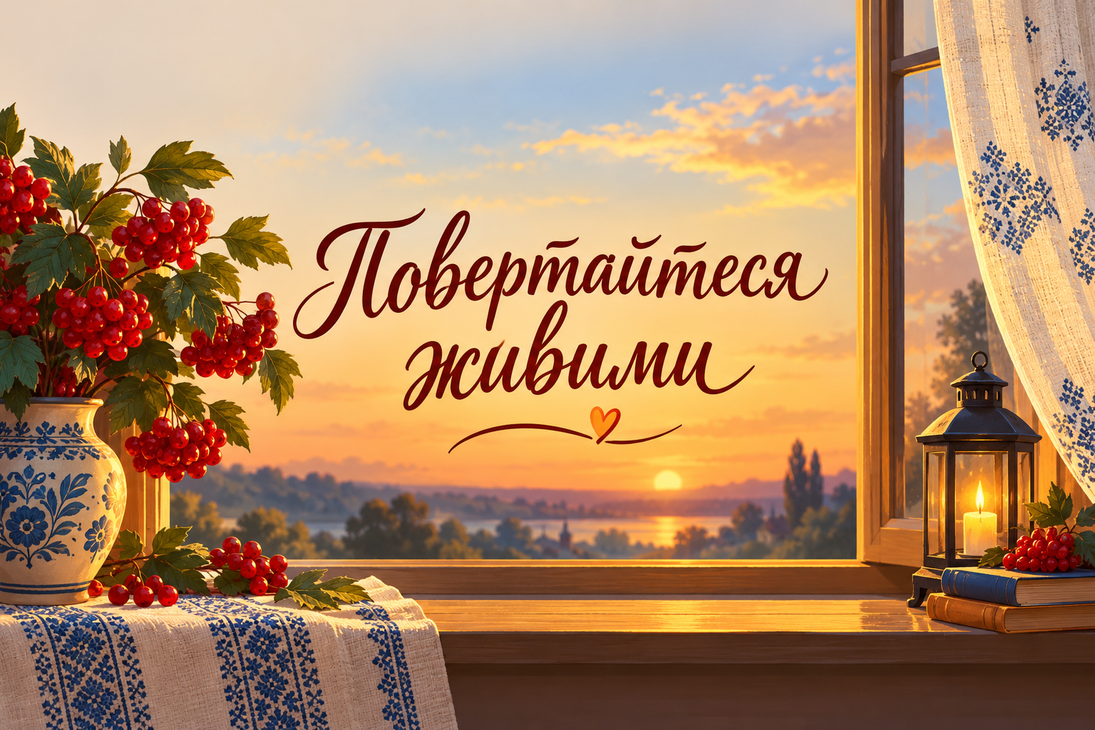 Повертайтеся живими - листівка з Днем ЗСУ з днем народження